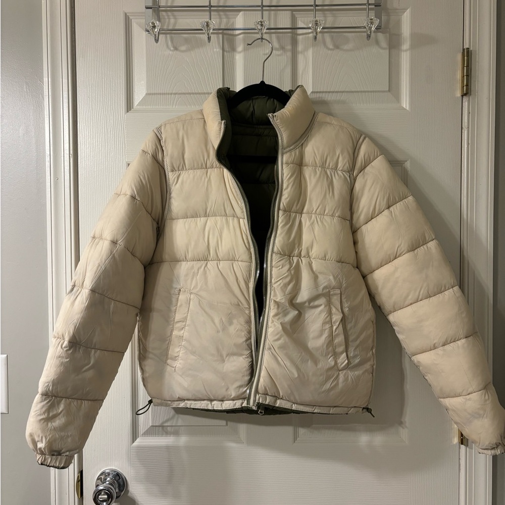 Cream Puffer Jacket